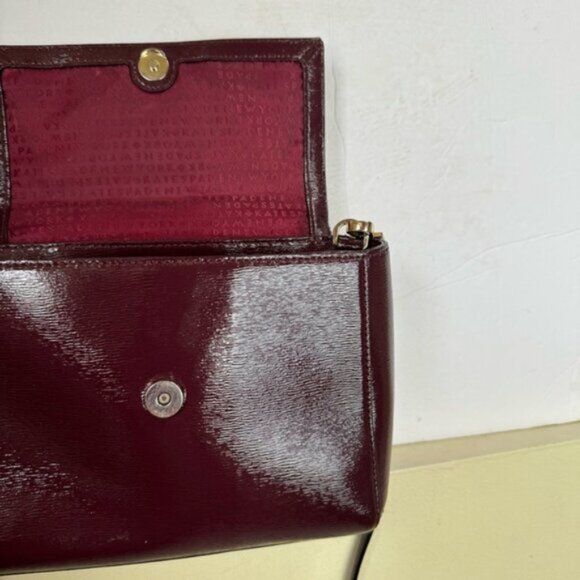 Kate Spade Brynlee Bixby Place Satchel Crossbody Bag Leather Patent Shoulder Red - Picture 8 of 16
